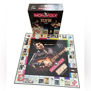 New Monopoly Trading Game ELVIS Collector’s Edition Viva Las Vegas Graceland